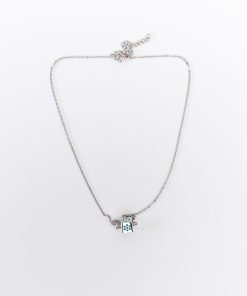 Collar Cubo Ojo Turco Protección - Acero Inoxidable plata