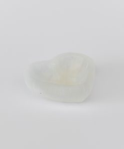 Tazón de carga de selenita para cristales y piedras curativas