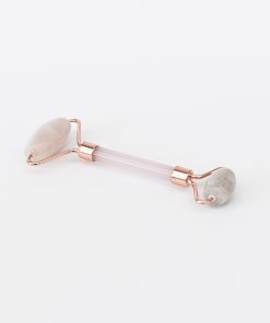 Face Roller Cuarzo Rosa - Rodillo masajeador de cuarzo blanco para rostro