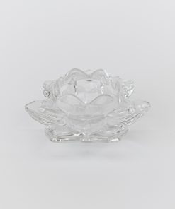 Alternative view of Portavelas de flor de loto